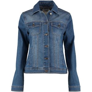 HaILYS - Jeansjack - Blauw - Lange Mouwen - Knoopsluiting