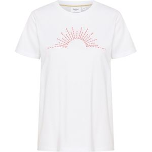 SAINT TROPEZ Shirt 'KanvaSZ'  koraal / wit