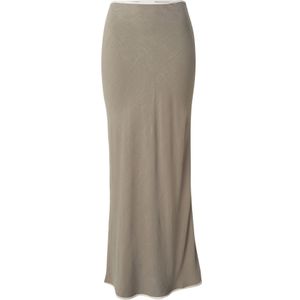 TOPSHOP Rok  kaki / wit