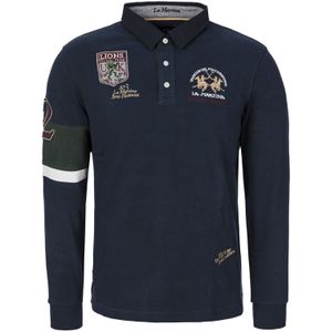 Karl Lagerfeld Shirt ' MBP600 '  donkerblauw / gemengde kleuren