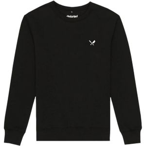 Distorted People Sweatshirt  zwart