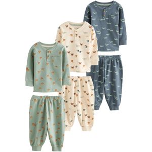 Next Nachtkledij  lichtbeige / saffier / bruin / pastelgroen