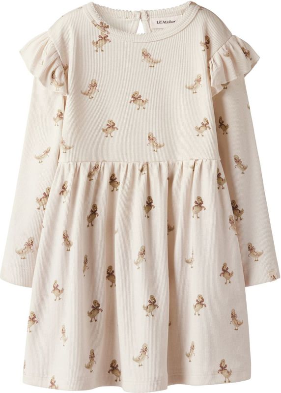Lil'Atelier Jurk  beige / crème