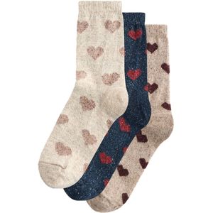 Next Sokken  beige / navy / oudroze / donkerrood