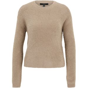 Vero Moda Petite Trui 'VMPUFF'  donkerbeige