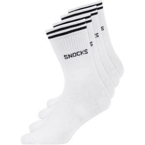 SNOCKS - Hoge Sportsokken - Biologisch Katoen - 4 Paar - Comfortabel - Duurzaam