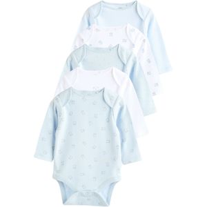 Next Rompertje/body  blauw / wit