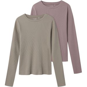 TWO SOON Shirt  greige / oudroze