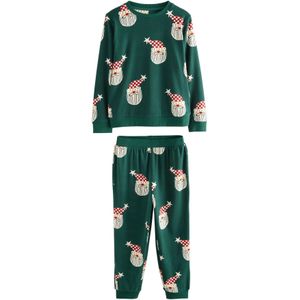 Next Nachtkledij  donkergroen / rood / zwart / wit