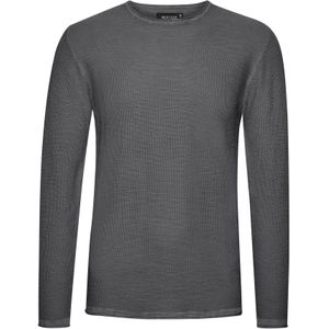 INDICODE JEANS Trui 'Karpo'  donkergrijs