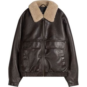 Bershka Tussenjas  lichtbruin / donkerbruin