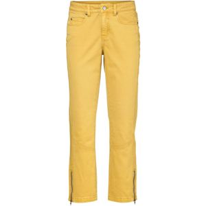 Driekwartbroeken - Mosterdgeel - Katoen/Elastaan