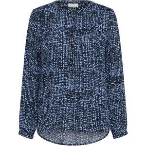 Kaffe Blouse 'KA Pollie'  marine / lichtblauw