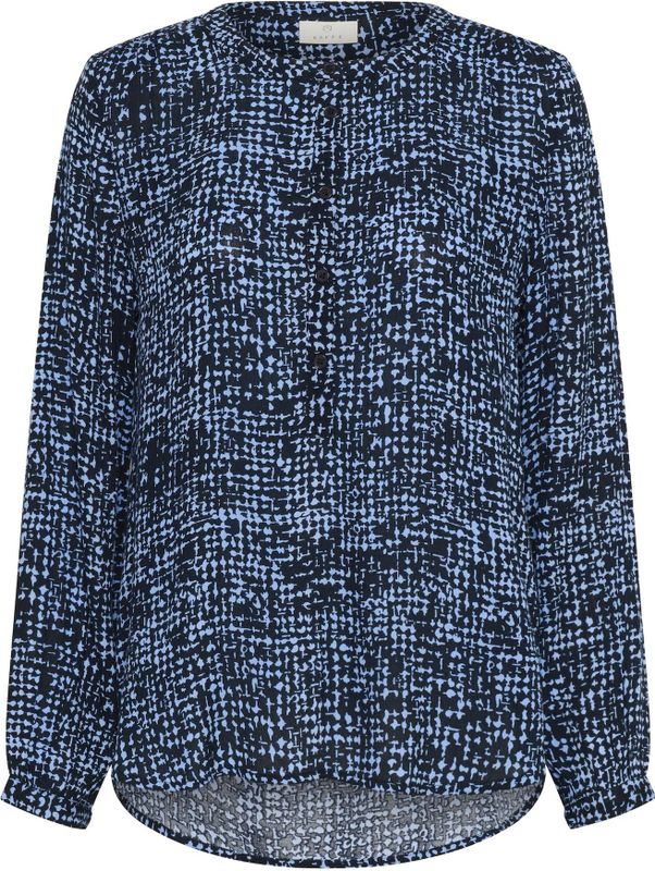 Kaffe Blouse 'KA Pollie'  marine / lichtblauw