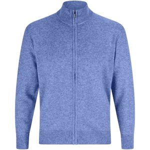 CASH-MERE.CH Gebreid vest  azuur