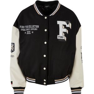 FUBU - Tussenjas - Zwart/Wit - College Jacket
