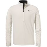 Schöffel - Functioneel Shirt - Natuurwit - Halve Rits - Lange Mouw