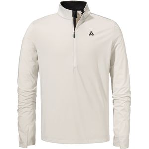 Schöffel - Functioneel Shirt - Natuurwit - Halve Rits - Lange Mouw