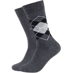 Huissokken - Anthracite Melange - Katoen Polyamide Elastaan