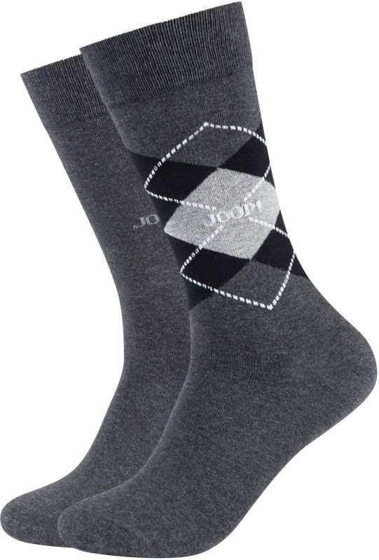 Huissokken - Anthracite Melange - Katoen Polyamide Elastaan