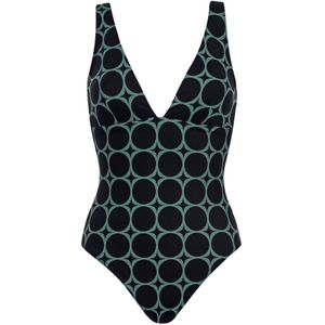VIVID Badpak  donkerblauw / donkergroen