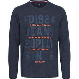 FQ1924 Shirt 'Noxan'  navy / oranje