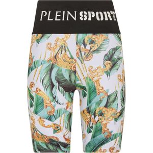 Plein Sport Leggings  groen / grasgroen / lichtoranje / offwhite