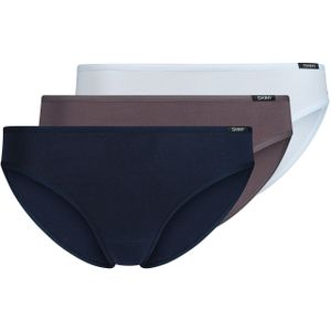 Skiny - Rio-slip - Bluemelange - Katoenmix - 3 Stuks