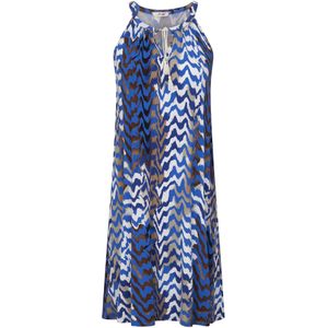 Goldenbay Jurk  blauw / bruin / wit