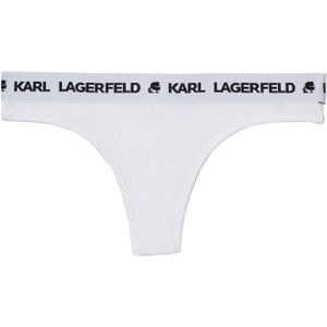 Karl Lagerfeld String  zwart / wit