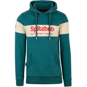 SPITZBUB Sweatshirt 'Ludis'  beige / petrol / oranje
