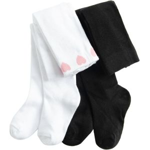 Cool Club Panty's  beige / zwart / wit