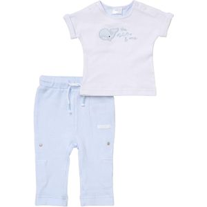 Rock a Bye Baby Boutique Set ' Wal '  lichtblauw / wit