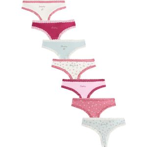 Next Slip  lichtblauw / groen / pink / rosa / wit