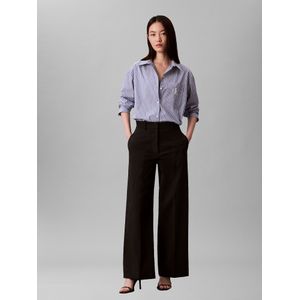 Calvin Klein Jeans Blouse  blauw / wit