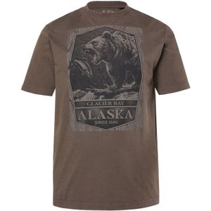 JP1880 Shirt  mokka / donkerbruin / zwart