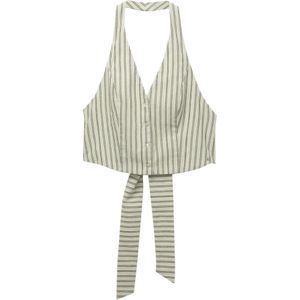 Pull&Bear Blouse  kaki / lichtgroen