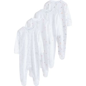 Next Rompertje/body  grijs / oranje / zwart / wit