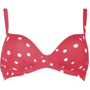 VIVID Bikinitop  rood / offwhite