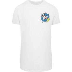 F4NT4STIC Shirt 'Looney Tunes Bugs Bunny Carrot'  azuur / appel / zwart / wit