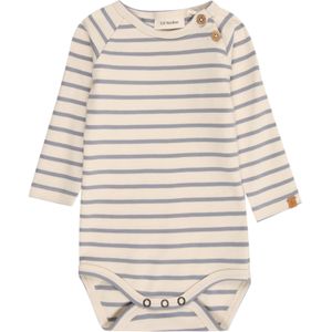 Lil'Atelier Rompertje/body 'NBMLIMIA'  grijs / lichtgrijs