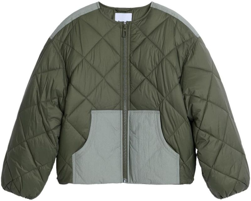 Desigual - Gewatteerde Nylon Jas - Multicolor - Met Grote Zijzakken