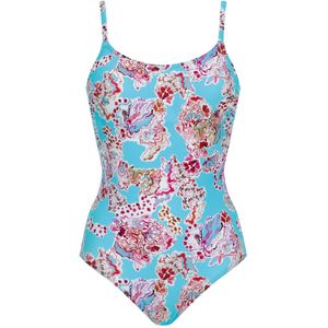 OLYMPIA Badpak  lichtblauw / lichtlila / rood / wit