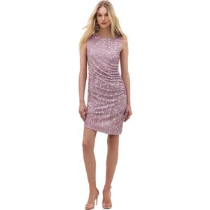 No Matter What Avondjurk  lavendel / wit