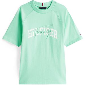 TOMMY HILFIGER Shirt  lichtgroen / wit