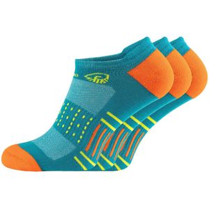 GIESSWEIN - Sportsokken - Turquoise - Geel - Oranje - 3 Pack