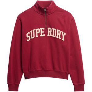 Superdry Sweatshirt 'Essentials'  rood / wit