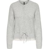 ONLY Gebreid vest  grijs