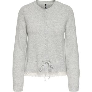 ONLY Gebreid vest  grijs