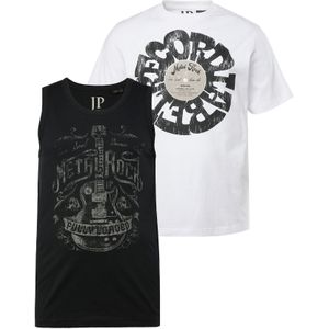 JP1880 Shirt  gemengde kleuren / zwart